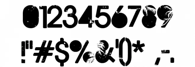 California by Dirt2 Font OTHER CHARS