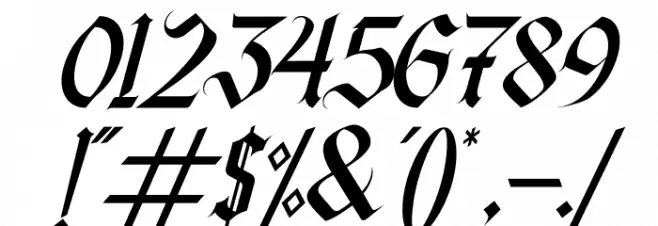 California sun Italic Font OTHER CHARS