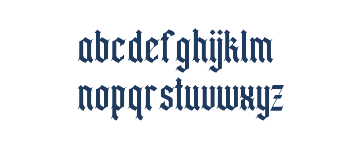 California sun Lowercase