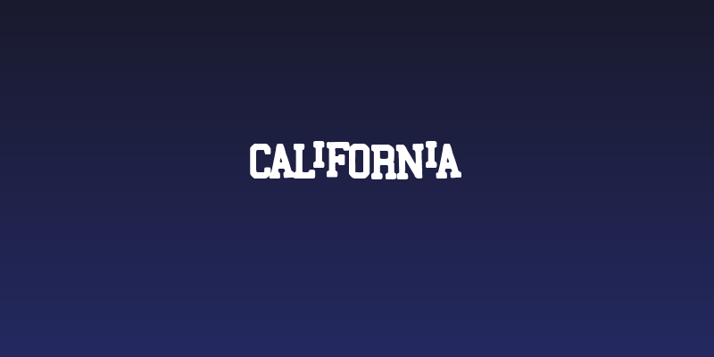 California Social Header