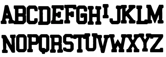 California خط أحرف صغيرة