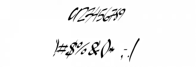 CaliforniaDelights Font OTHER CHARS