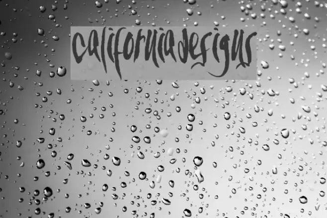 CaliforniaDesigns Fonte examples
