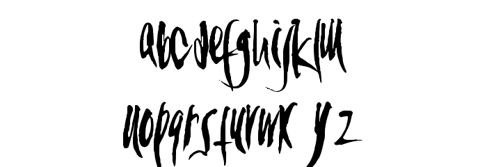 CaliforniaDesigns Font LOWERCASE
