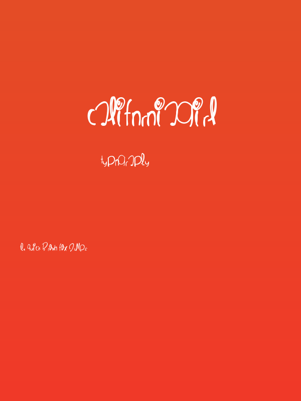 CaliforniaGirl Poster