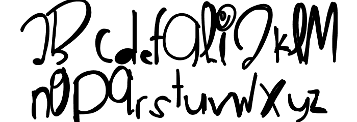 CaliforniaGirl Font LOWERCASE