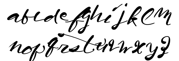CaliforniaHarvest Font LOWERCASE