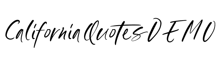 CaliforniaQuotesDEMO  baixar fontes gratis