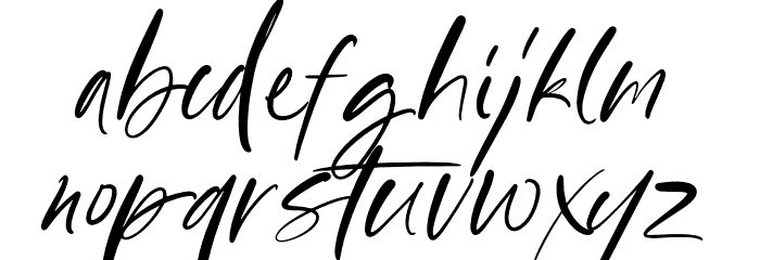 CaliforniaQuotesDEMO Font LOWERCASE