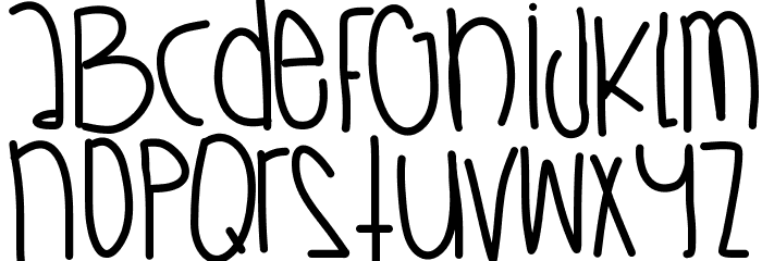 CaliforniaSkies Font LOWERCASE