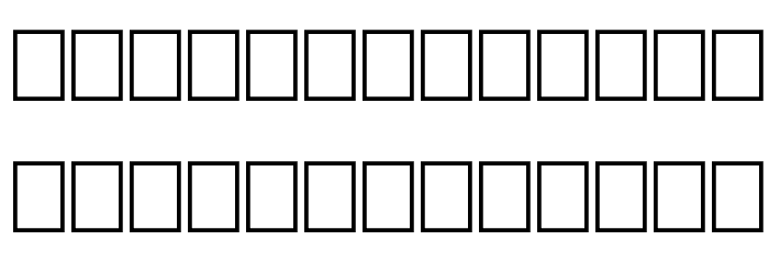 Californian cars Font LOWERCASE