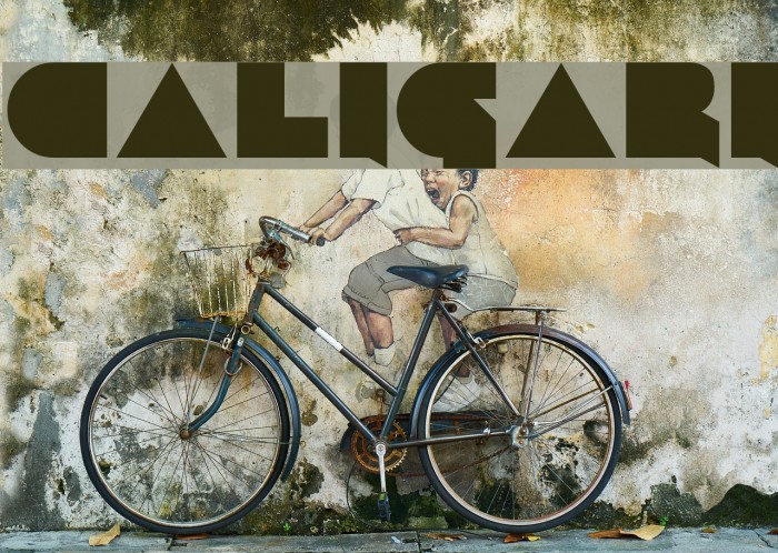 Caligari Font examples