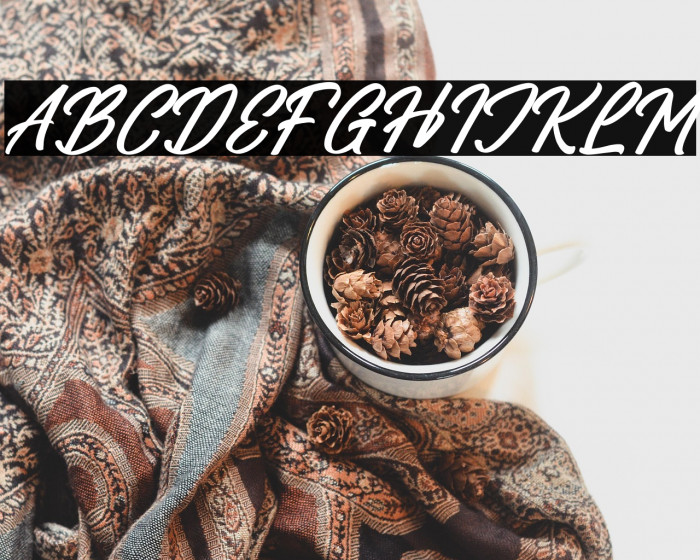 Caligature Hunters Italic Example 1