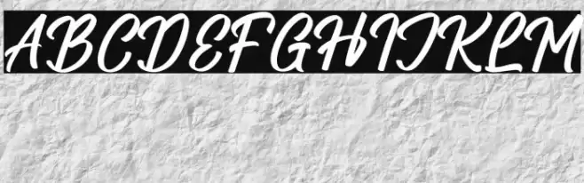 Caligature Hunters Font examples