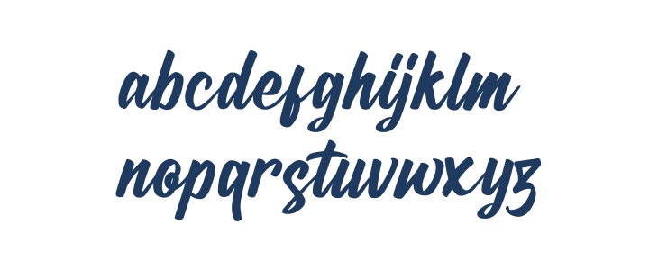 Caligature Hunters Lowercase