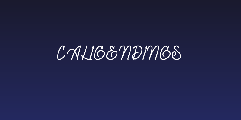 Caligendings Social Header