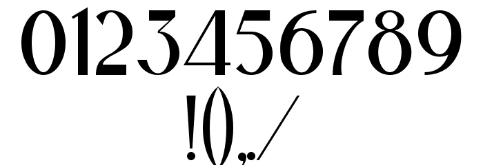 Caligna DEMO Font OTHER CHARS