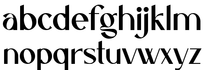Caligna DEMO Font LOWERCASE