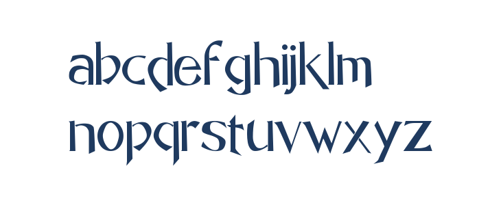 Caligo Regular Lowercase