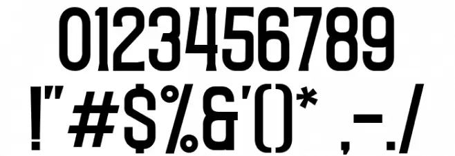 CaligorClean Font OTHER CHARS