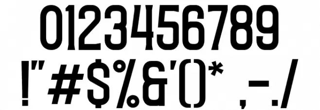 CaligorClean Font OTHER CHARS