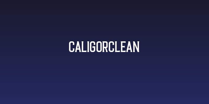 CaligorClean Social Header