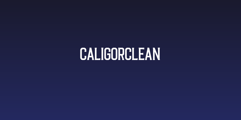 CaligorClean Social Header