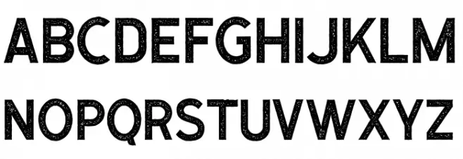 CaligorSansStamp Fonte MAIÚSCULAS