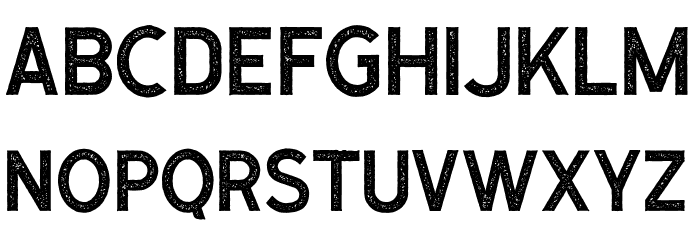 CaligorSansStamp Font LOWERCASE