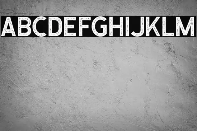 CaligorSansStamp Font examples