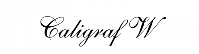 Caligraf W  تنزيل الخطوط