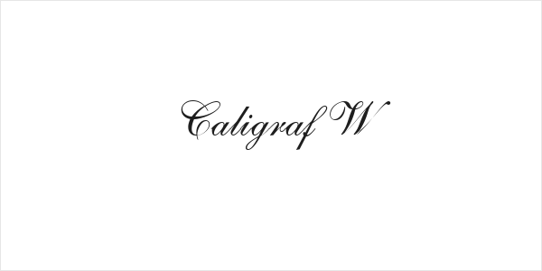 Caligraf W Logo