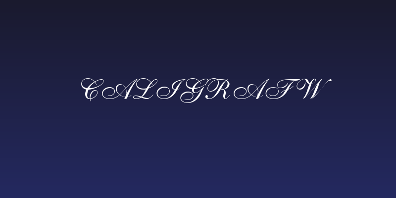 Caligraf W Social Header