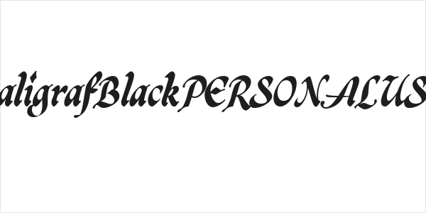 CaligrafBlackPERSONALUSE Logo