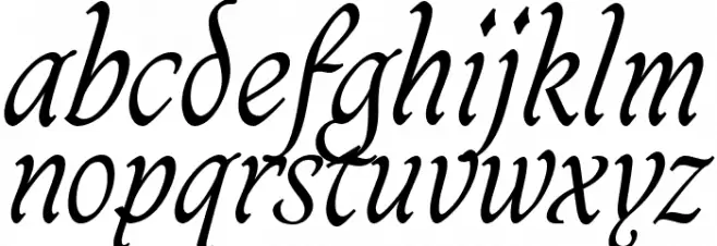 CaligrafLightPERSONALUSE フォント 小文字