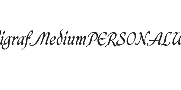 CaligrafMediumPERSONALUSE Logo