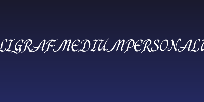 CaligrafMediumPERSONALUSE Social Header