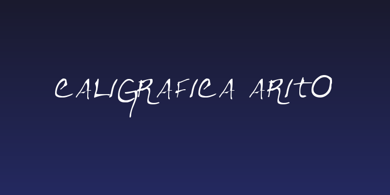 Caligrafica Arito Social Header