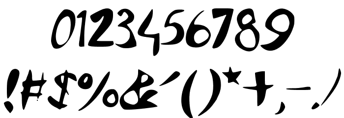 Caligstroy Font OTHER CHARS
