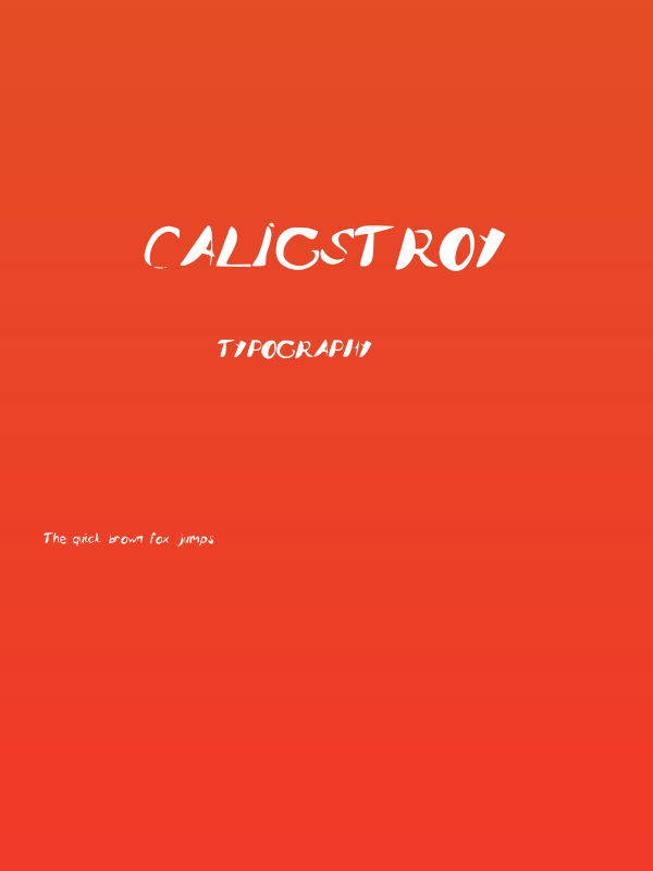 Caligstroy Poster