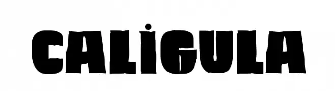 Caligula  Fuentes Gratis Descargar