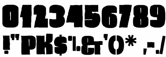 Caligula Font OTHER CHARS