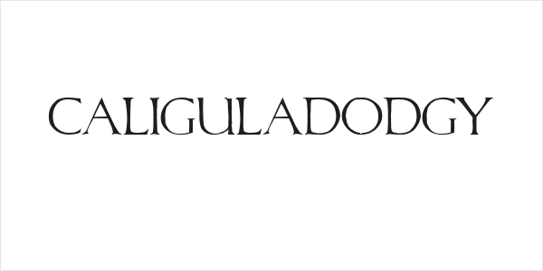 CaligulaDodgy Logo