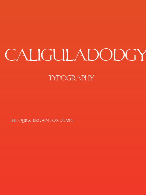 CaligulaDodgy Poster