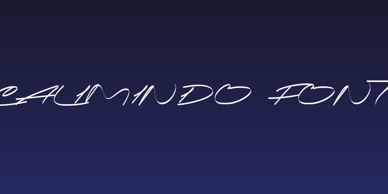 Calimindo Font Social Header