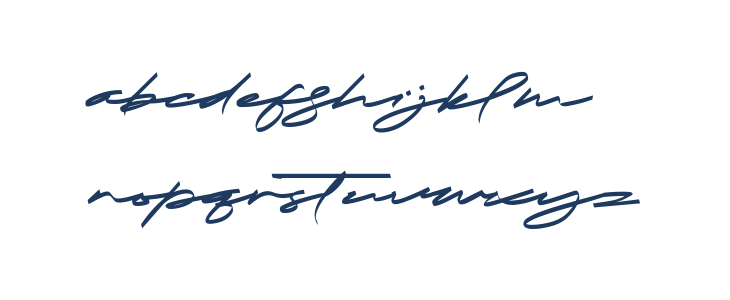 Calimindo Font Lowercase