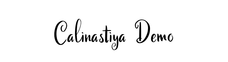 Calinastiya Demo  Descarca Fonturi Gratis