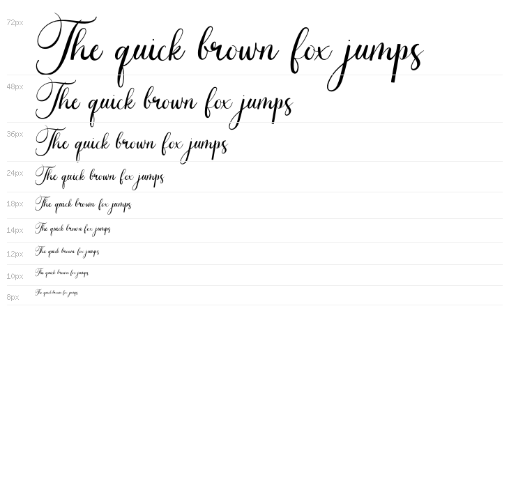 Caliner Script Waterfall