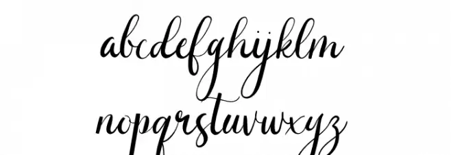 Caliner Script Polices MINUSCULES