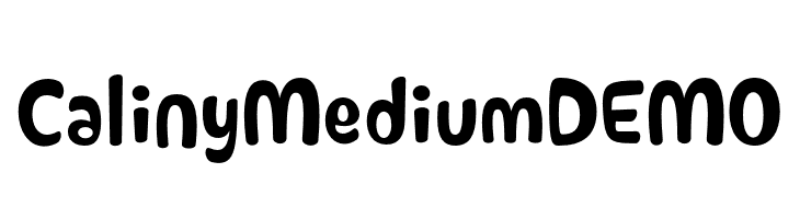 Caliny Medium DEMO  Frei Schriftart Herunterladen